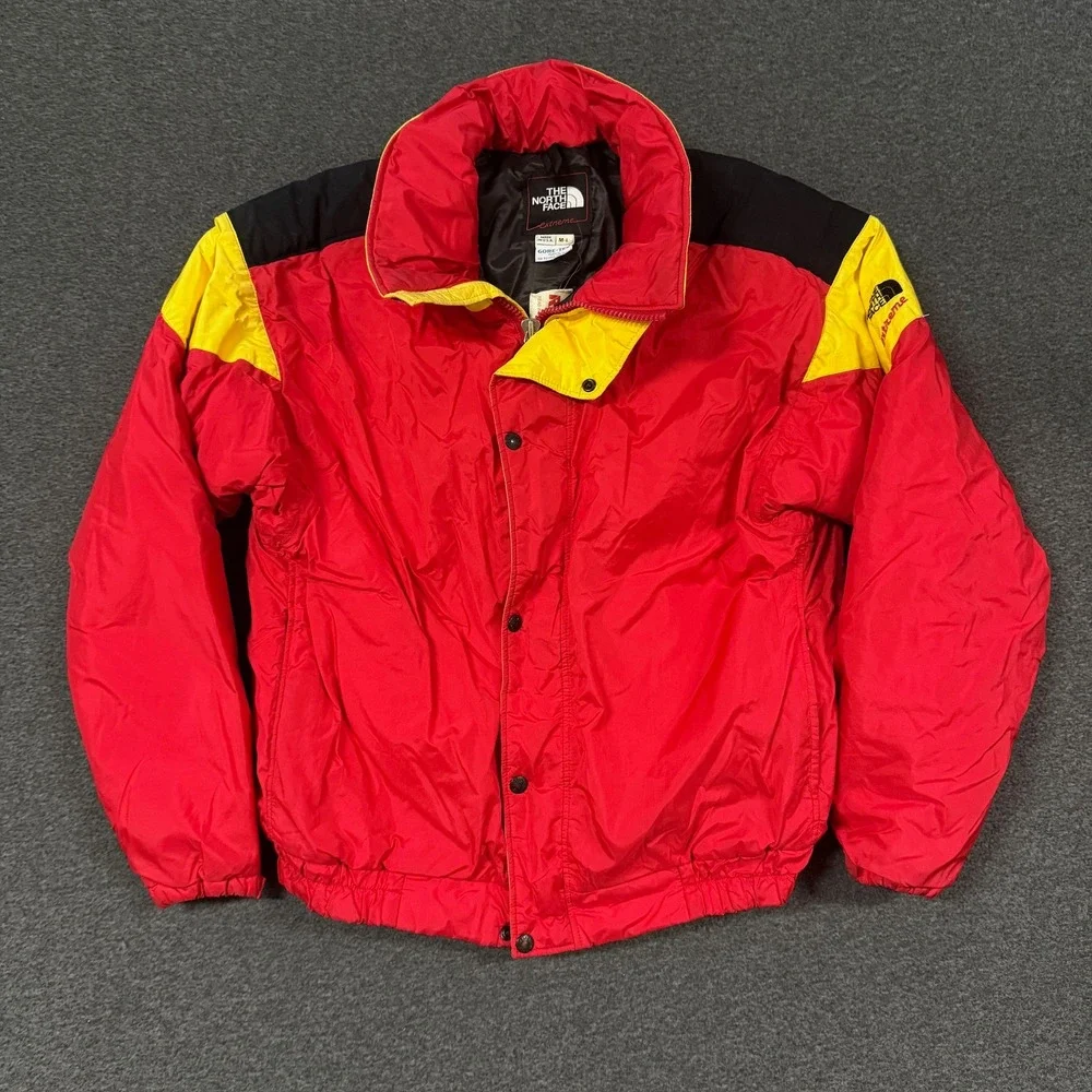 90s The North Face Extreme Gore-Tex Jacket Mens M-L Red Good Vintage Colorblock